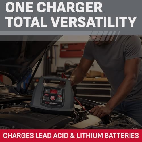 Schumacher Electric 6A Car Battery Charger & Maintainer, 6V/12V – SC1281