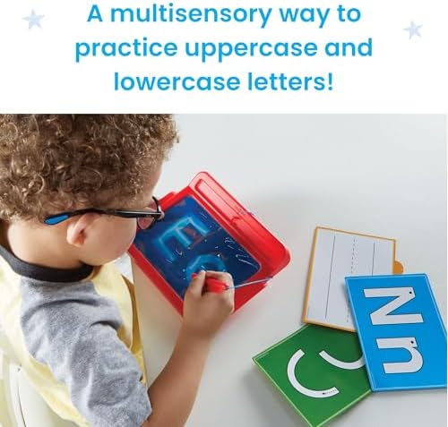 hand2mind Letter Tracing Sensory Pad, Fine Motor Activities, Ages 3+