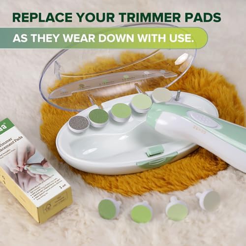 haakaa Electric Nail File Replacement Pads, Suitable for 12+Months, Matcha