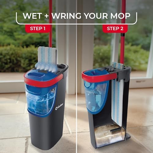 O-Cedar Genuine H2prO Mop Pad Replacement (2-Pack) | Microfiber Refill | Machine Washable | Compatible with O-Cedar H2prO Spin Mop System