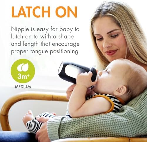 Boon Nursh Silicone Baby Bottles - Speckle - 8 Oz - 3 Count