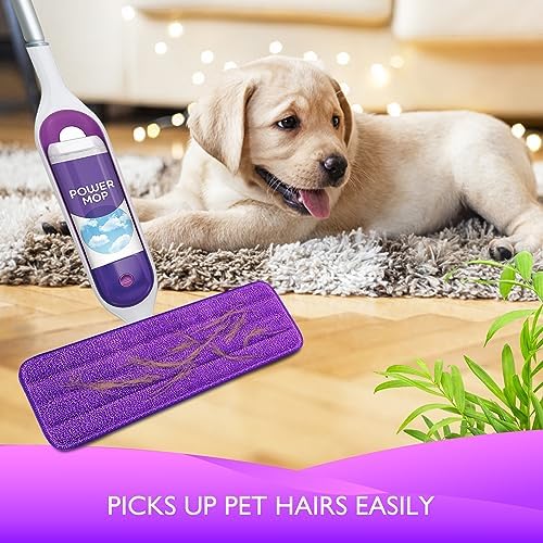 Reusable Power Mop Refills Pads Compatible with Swiffer PowerMop