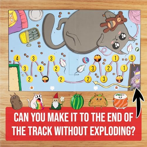 Exploding Kittens The Board Game, 2-6 Players, Age 7+