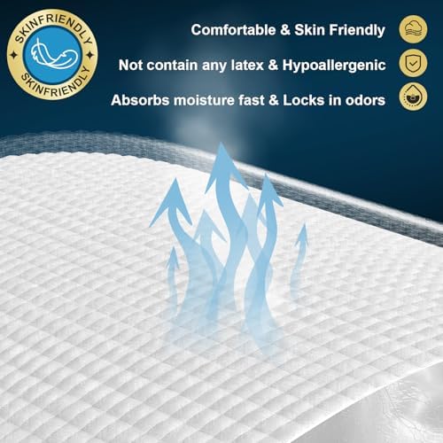 AAY Disposable Bed Pads 36" x 36" 50 Count for Adults, Kids, Puppy Training