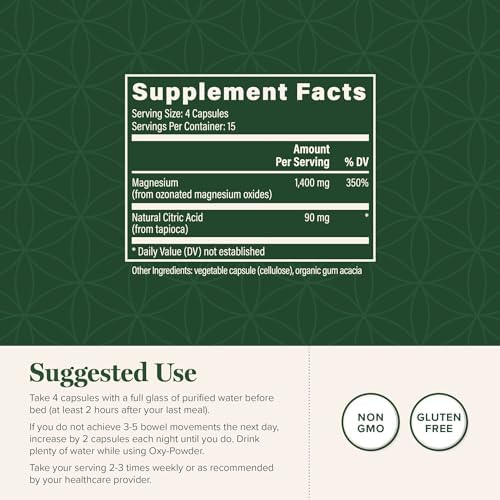 Oxy Powder Colon Cleanse, Constipation Relief, Detox for Weight Loss