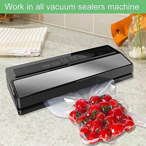 O2frepak Quart 8"x12" Vacuum Sealer Bags 200ct for Food Storage