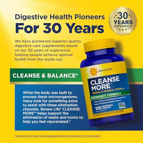 Renew Life Cleanse More 100 Vegetarian Capsules