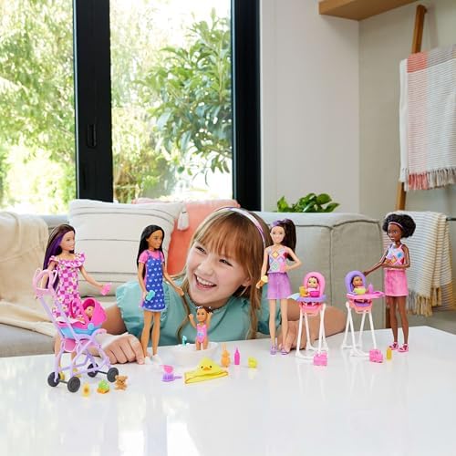 Barbie Skipper Babysitters Inc. Playset with Brunette Doll
