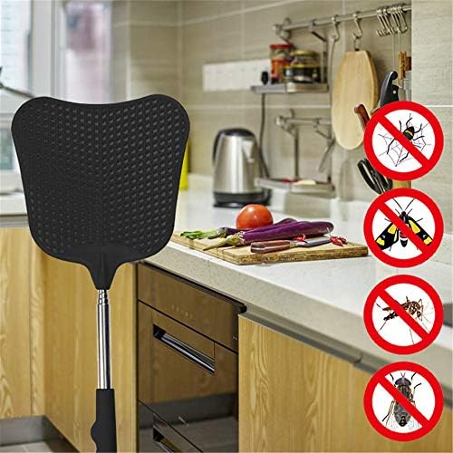 2Pack Telescopic Fly Swatters, Plastic Fly Swatter, Extendable Flyswatter