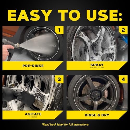 Meguiar's Hot Rims Aluminum Wheel Cleaner -24 Oz Spray