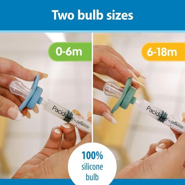 Dr. Brown's Pacidose Liquid Medicine Dispenser, 0-6 m and 6-18 m Bulbs