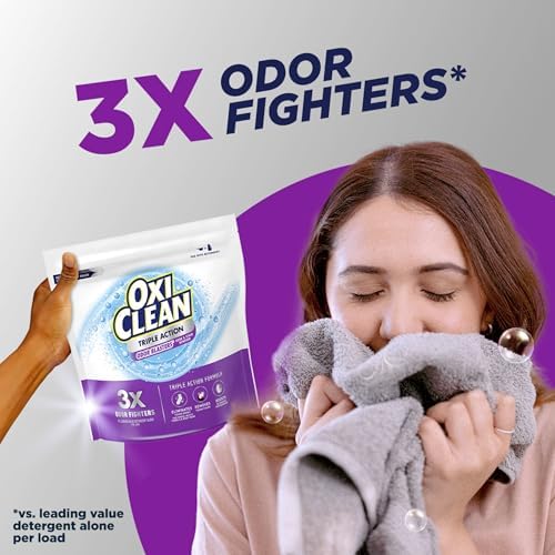 OxiClean Triple Action Odor Blasters and Stain Remover Powder, 4 lbs