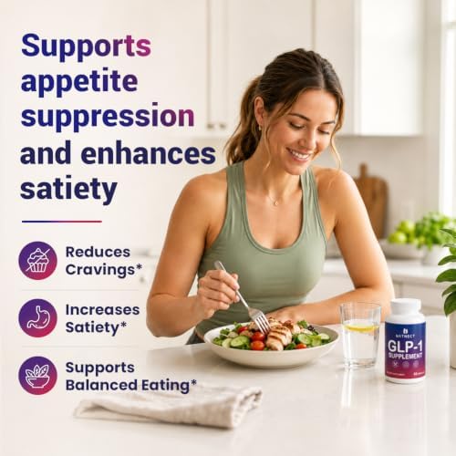 GLP-1 Supplement for Weight Loss, Appetite Control and Metabolism (60 Caps)