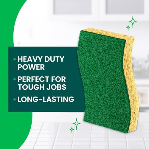 Scotch-Brite Heavy Duty Scrub Sponge, 9 Pack