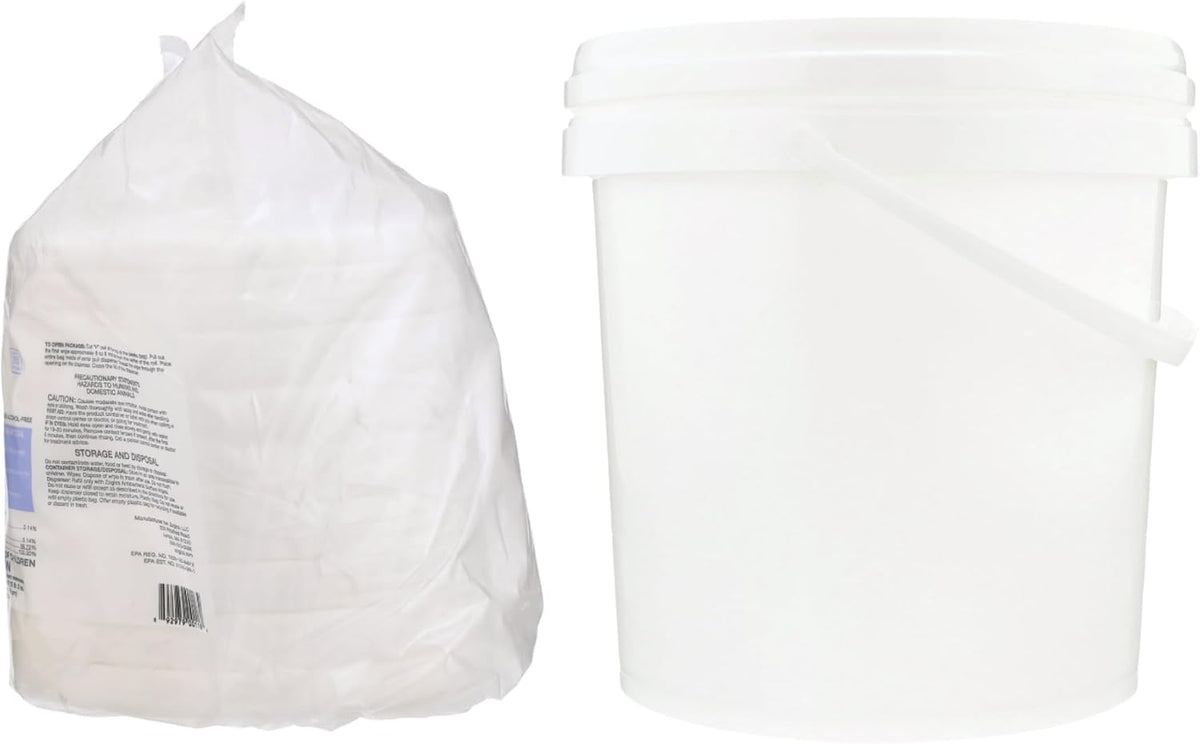 Zogics Antibacterial Disinfecting Wipes with Bucket, 800 Count