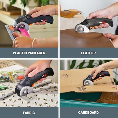 WORX Cordless Fabric & Cardboard Cutting Scissors, 4V ZipSnip, WX082L.2