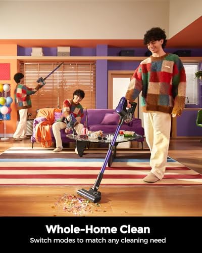 Cordless Vacuum Cleaner, 500W 45KPA 50Mins Stick Vacuum Cleaners for Home