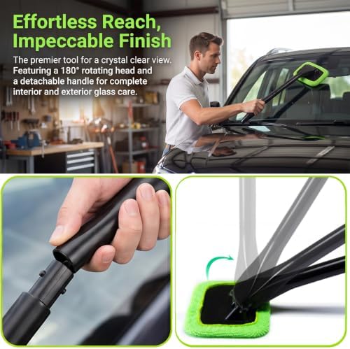 Car Windshield Cleaner Tool, Inside Windshield Cleaning Tool
