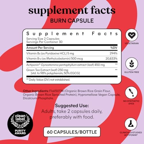 Lemme Burn Belly Fat Capsules for Metabolism Support, 30-Day Supply