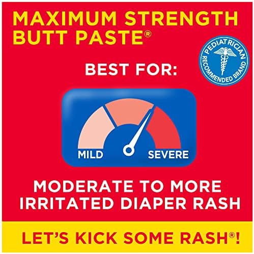 Boudreaux’s Butt Paste Maximum Strength Diaper Rash Cream, 4 Oz