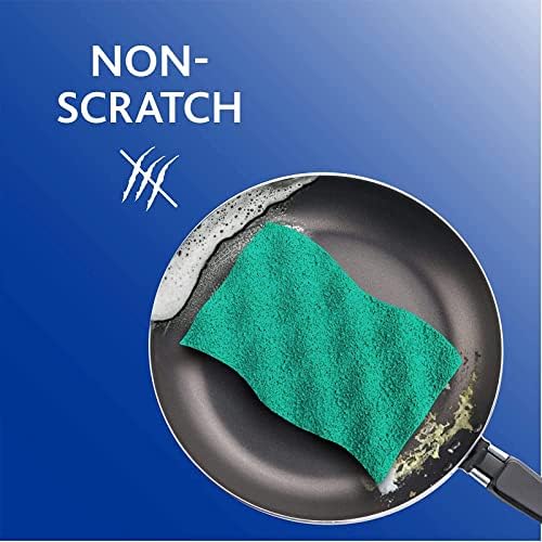 O-Cedar Scrunge Multi-Use Scrub Sponge (Pack of 6) | Non-Scratch, Odor-Resistant, All-Purpose Scrubbing Sponge | Safely Cleans All Hard Surfaces in Kitchen & Bathroom