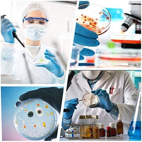 10 Pack Sterile Thick Plastic Petri Dishes with Lid, 90mm Dia x 15mm Deep Clear 3 Vents Petri Dish for Lab Science Experiment