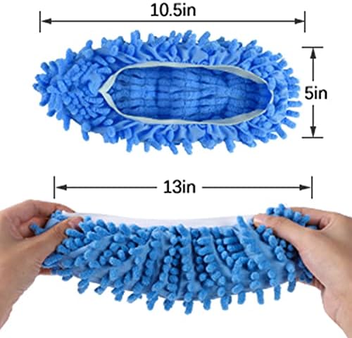 Tamicy Mop Slippers Shoes 5 Pairs (10 Pieces) - Microfiber Cleaning House