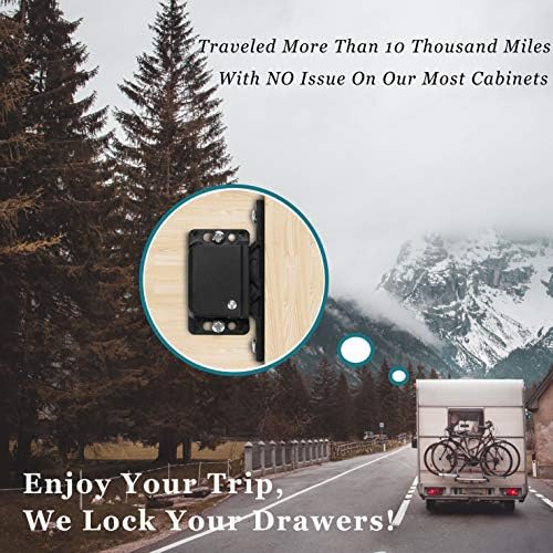 RV Drawer Latches and Catches, 8 Pack RV Cabinet Door Latches and Catches