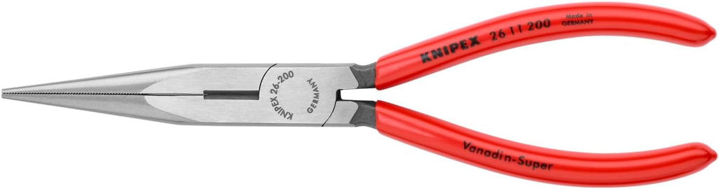 KNIPEX 26 11 200 Long Nose Pliers With Cutter 8-Inch