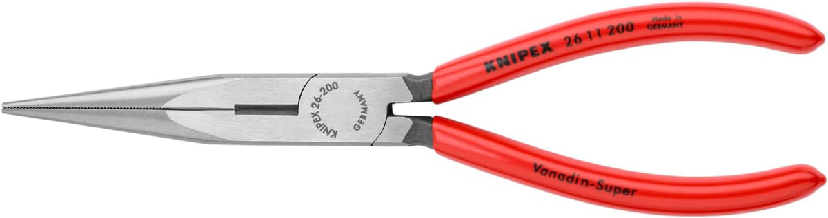 KNIPEX 26 11 200 Long Nose Pliers With Cutter 8-Inch
