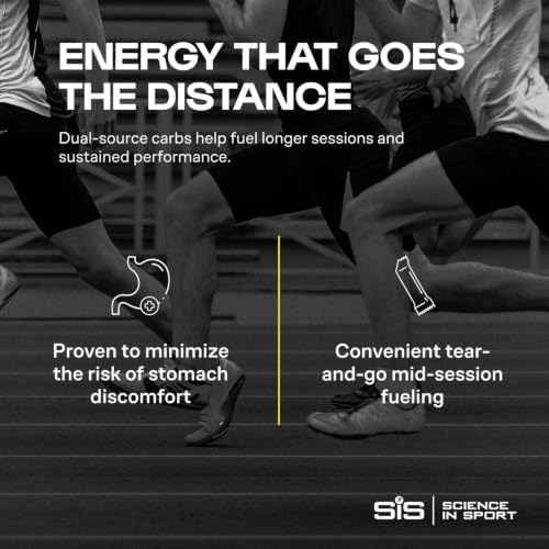 SiS BETA Fuel Dual-Source Isotonic Energy Gel, Strawberry & Lime, 6-Pack