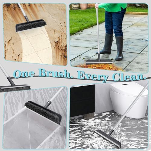 Floor Scrub Brush for Cleaning Bathroom,Kitchen,Patio,Tile,Garage and Deck