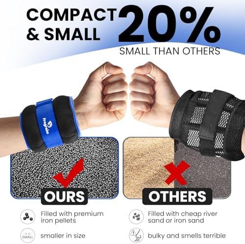 Ankle Weights for Women and Men - 1/2/3/4/6/8/10/12/15/20 LB Pair Options
