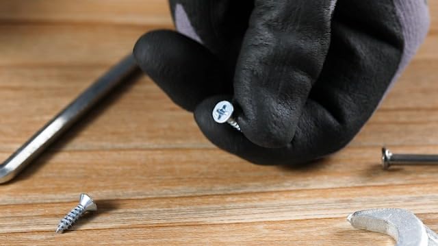 LOCCEF MicroFoam Nitrile Coated Safety Work Gloves