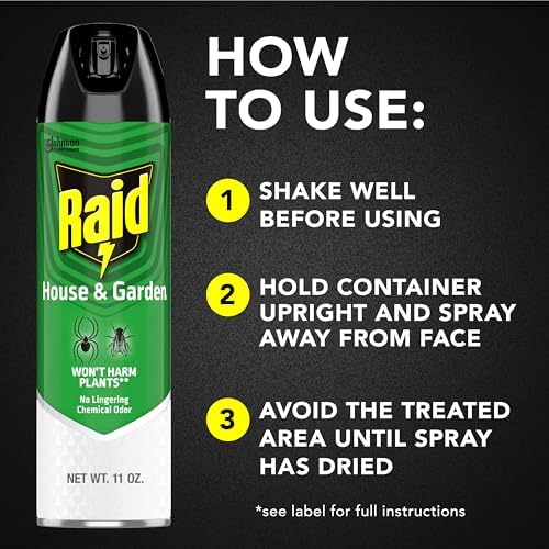Raid House & Garden Insect Killer Bug Spray, Orange Breeze, 11 oz