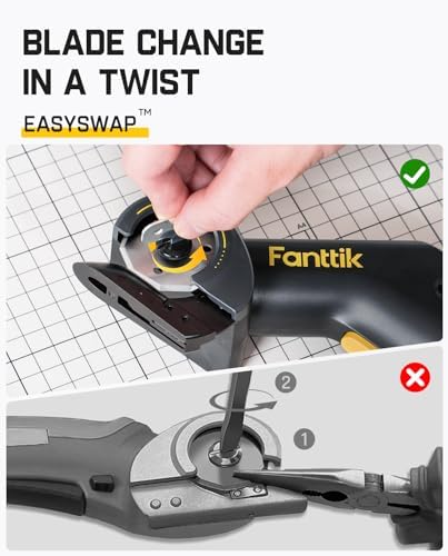 Fanttik C10 Pro BowGuide Electric Cardboard Cutter, Rotary Box Cutter