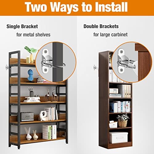 Ougourim Furniture Anchors 10 Pack, Anti Tip Kit for Baby Proofing