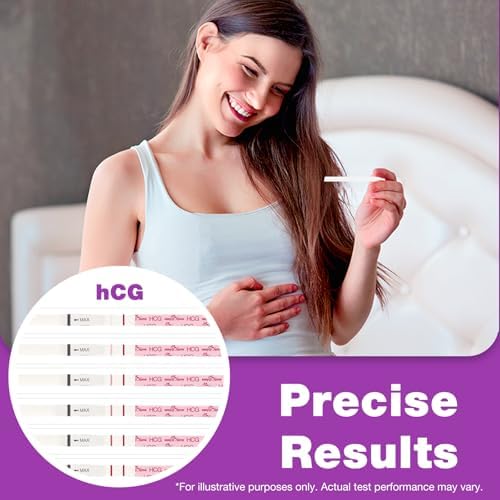 easy@Home Pregnancy Test Strips 40 Pack with Urine Cups