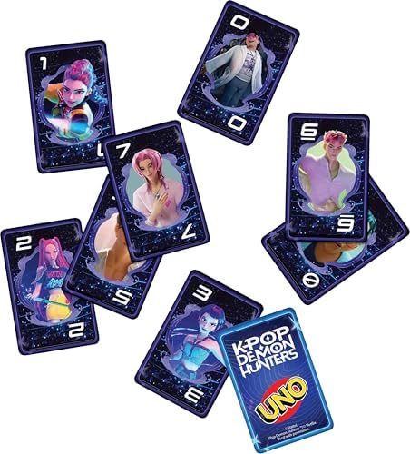 Mattel Games UNO Netflix Kpop Demon Hunters Card Game Card Game