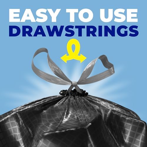 Hefty Ultra Strong Signature Scents 13G Trash Bags, Fresh Clean, 80ct
