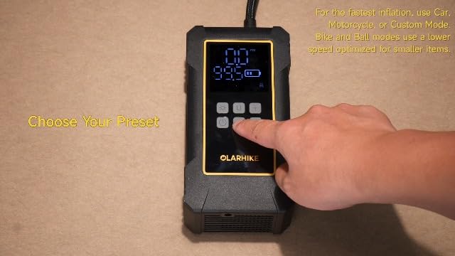 OlarHike 12000mAh Heavy Duty Tire Inflator Portable Air Compressor