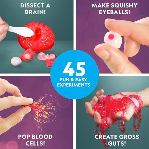 National Geographic Gross Science Kit with 45 Experiments for Kids 8-12