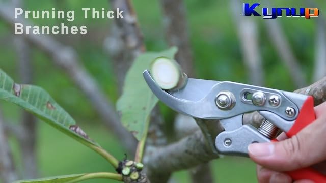 Kynup Pruning Shears, Heavy Duty Garden Shears with SK5 Japanese Steel