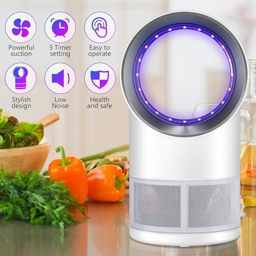 Fly Trap Indoor,White Gnat Traps House Indoor,Timed Indoor Insect Trap
