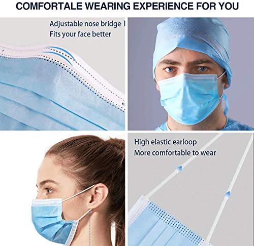100 Pack Medical Disposable Face Masks ASTM Level 2 for Protection