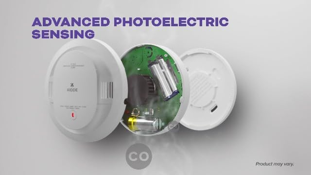Kidde Smoke & Carbon Monoxide Detector, 10-Year Battery, 30CUD10, 1 Pack