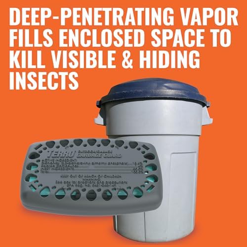 TERRO Garbage Guard Trash Can Insect Killer, 2-Pack