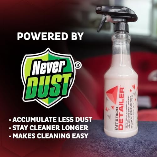 MAXL® Interior Car Cleaner Detailer Spray, NeverDust® Technology, 20 oz