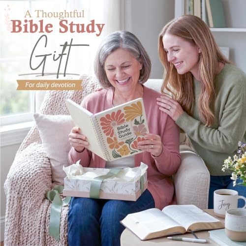 UNIMAXPRINT Bible Study Guides 66 Pages Journal for Women, Spiral Notebook