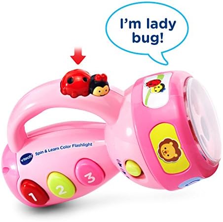VTech Spin and Learn Color Flashlight, Pink